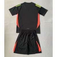 Spain Goalkeeper Replica Home Minikit Euro 2024 Short Sleeve (+ pants)